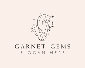  Elegant Crystal Gem logo design