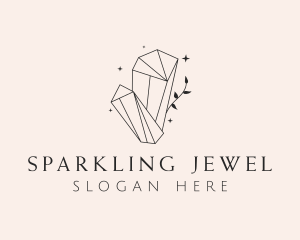  Elegant Crystal Gem logo design