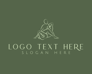 Erotic - Nature Woman Body logo design