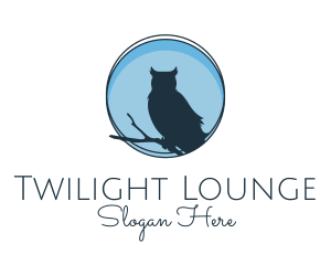 Evening - Evening Birdwatch Owl logo design