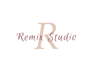 Cursive Feminine Studio logo design