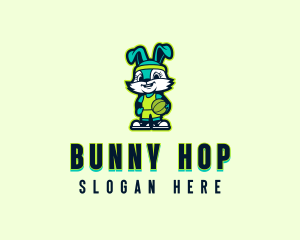 Bunny Basketball League logo design