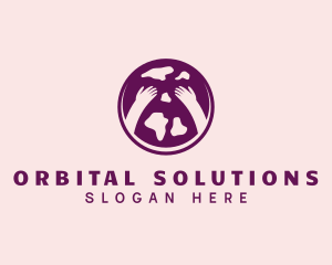 Orb - Globe Hug Foundation logo design