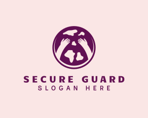 Social Welfare - Globe Hug Foundation logo design