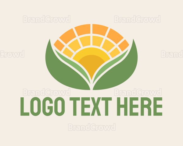 Agricultural Tropical Nature Logo
