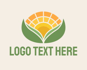 Sunny - Agricultural Tropical Nature logo design