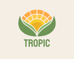 Agricultural Tropical Nature  logo design