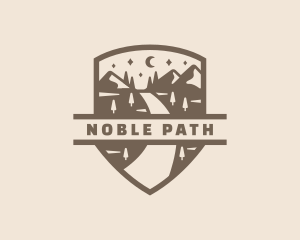 Night Mountain Adventure logo design