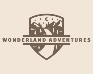 Night Mountain Adventure logo design