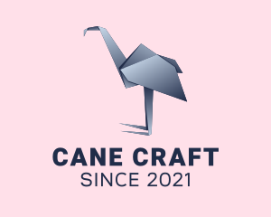 Ostrich Paper Craft  logo design