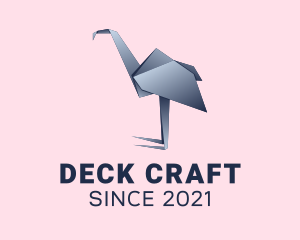 Ostrich Paper Craft  logo design