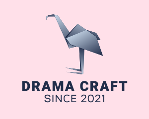 Ostrich Paper Craft  logo design