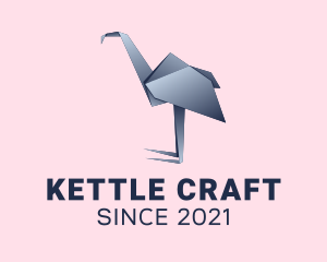 Ostrich Paper Craft  logo design