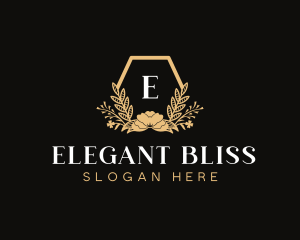 Elegant Flower Wedding logo design