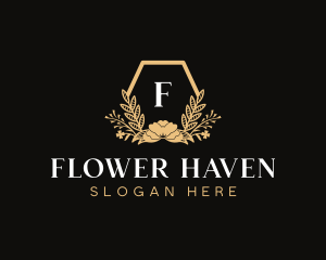 Elegant Flower Wedding logo design