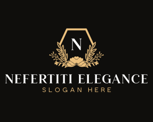 Elegant Flower Wedding logo design