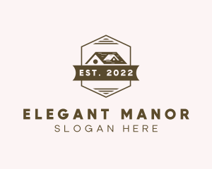 Manor - Housing Apartment Property logo design
