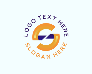 Creative Marketing Tech Letter S Logo