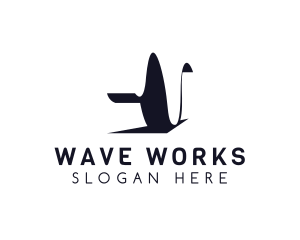 Wavy - Wave Film Media logo design