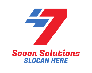 Seven - Racing Tech Number 7 logo design