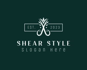 Elegant Upscale Shears logo design