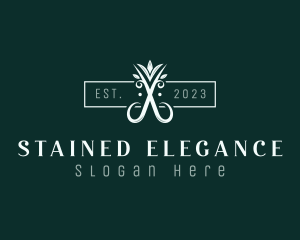 Elegant Upscale Shears logo design