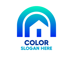 Blue Arch House Logo