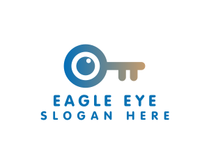 Eye Key Lens  logo design