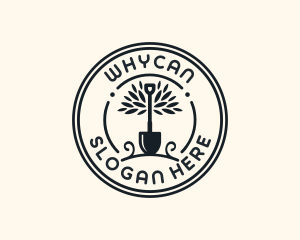 Garden Care Shovel Logo