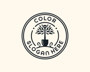 Planting - Garden Care Shovel logo design