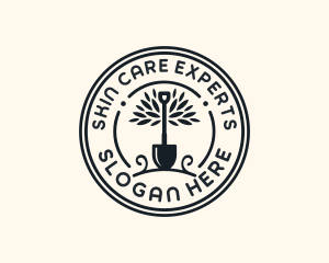 Garden Care Shovel logo design