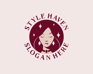 Woman Hair Salon Logo