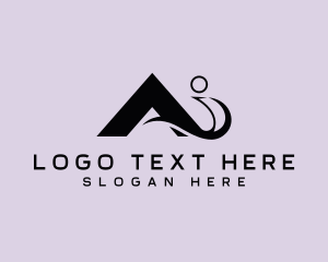 Letter Ai - Marketing Media Information Letter AI logo design