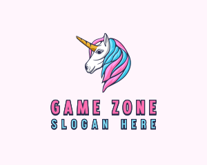 Unicorn Gamer Clan logo design