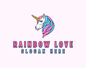 Lesbian - Unicorn Gamer Clan logo design