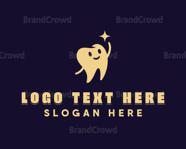 Tooth oral Hygiene Logo