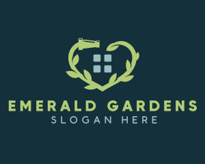 Gardening Hose Plant logo design