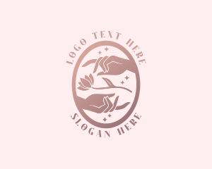 Yogi - Floral Wellness Salon logo design