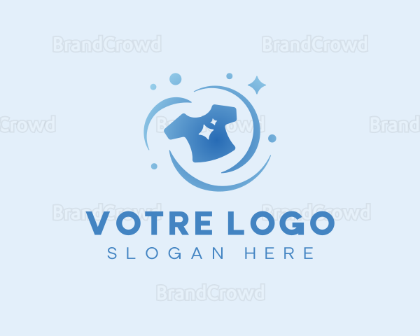 Clothes Washer Laundry Logo