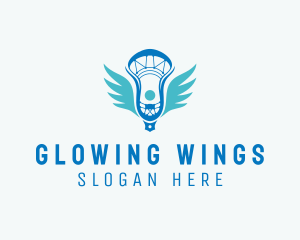 Wing Lacrosse Stick logo design