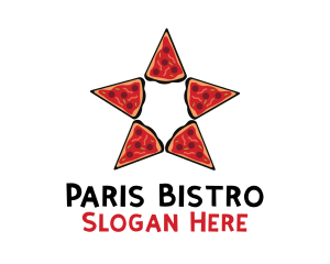 Star Pizza Slices logo design