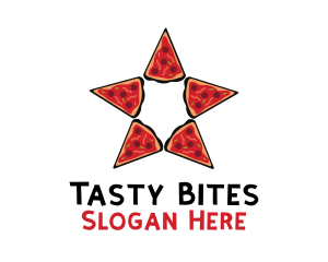 New York Slice - Star Pizza Slices logo design