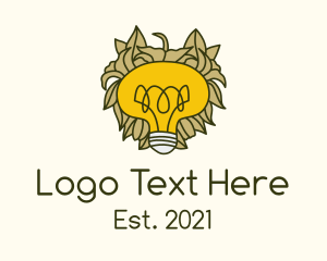 Scribble - Light Bulb Sketch logo design