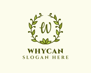 Stationery - Wellness Flower Wreath logo design