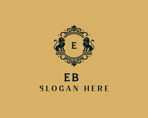 Classic - Elegant Lion University logo design