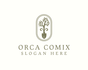 Orchardist - Shovel Tree Gardening logo design