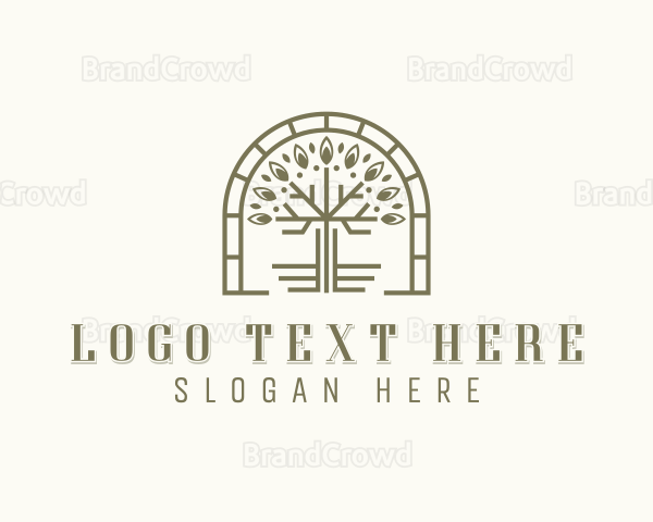 Botanical Eco Tree Logo