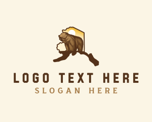 Zoo - Alaska Brown Bear logo design