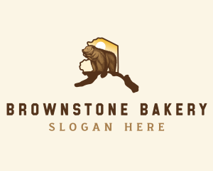 Alaska Brown Bear logo design