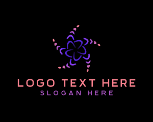 Cyber - Technology AI Digital logo design